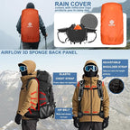 60L Hiking Backpack, Water Resistant Camping Backpack - Image 5