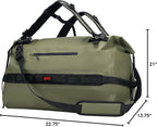 MIER Waterproof Duffel Bag Motorcycle Dry Bag Backpack Large Roll-Top Heavy - Image 9