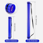 DEWEL Poster Tube, Waterproof Poster Holder Plastic Expandable - Image 2