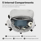 mixi Travel Backpack for Women Men, 18 Inch Carry On Laptop Backpack Flight - Image 8