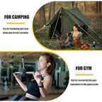 200PCS Spring Snap Hook Carabiner, 3/16" Galvanized Steel Snap Clip Hook - Image 6