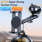 Tablet Holder for Car ipad Holder for Car【Windshield+Dash】Suction Cup ipad - Image 4