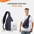 SKYSPER Sling Bag RFID Cross Body Bag Recycled Crossbody Backpack Travel Daypack - Image 2
