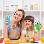 Kids Stainless Steel Cups with Lids, Spill Proof Metal Tumblers With Stainless - Image 7
