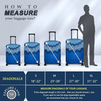 Explore Land Travel Luggage Cover Suitcase Protector Fits 18-22 Inch Case - Image 5