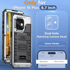 Mitywah Waterproof Case for iPhone 16 Plus, Shockproof Heavy Duty Case - Image 2