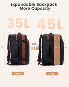 LOVEVOOK Carry On Backpack for Women Flight Approved, Travel Backpack for Men - Image 3