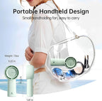 JISULIFE Portable Handheld Turbo Fan, 4000mAh USB Rechargeable Personal Battery - Image 5