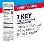 Pedialyte Fast Hydration Electrolyte Powder Packets, Fruit Punch, Hydration - Image 2