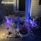 Anordsem Solar Lights Outdoor Decorative: Bendable Copper Wire - Image 2