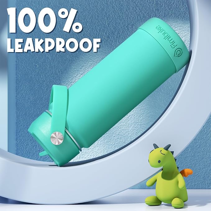 Fimibuke Kids Insulated Water Bottle - 18oz BPA-FREE 18/8 Stainless Steel Kids - Image 4