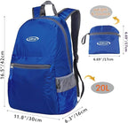 G4Free 20L Lightweight Packable Backpack Travel Hiking Daypack Foldable Backpack - Image 2