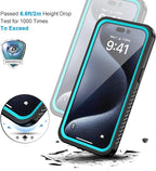 Lanhiem for iPhone 15 Pro Case, IP68 Waterproof Dustproof Shockproof Cases - Image 5
