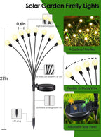 2026 Upgraded Solar Lights Outdoor, 12 Pack Solar Garden Lights - Image 2