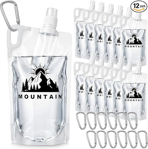 12pack 1L Collapsible Water Bottles by Unknown