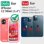 Cozycase Compatible with iPhone 12 Mini Waterproof Case - Image 2