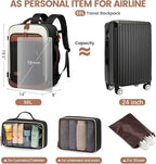LOVEVOOK 50L Travel Backpack Carry On Airline Approved, Large Backpack - Image 4