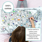 Coloring Pillowcase for Kids – Reusable DIY Pillow Cover - Image 6