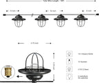 JONATHAN Y 10' Black 10-Light Rustic Farmhouse LED String Lights - Image 6