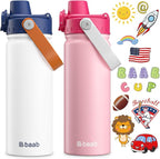 baab 18oz Kids Water Bottle, Insulated Kids Water Bottle by baabKidWatterBottle