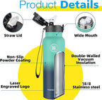 Han's Bottle Sports Water Bottle - 24 Oz - Image 5