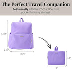 Carryall Packable Lightweight Travel Backpack 14x11" Folding Compact Nylon - Image 4