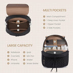 LOVEVOOK Mini Backpack for Women, Small Backpack Purse for Travel Work Cute - Image 3
