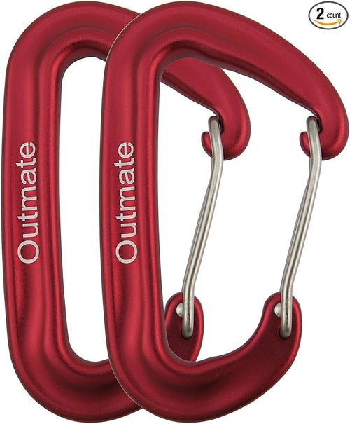 12kN 3.2"x2" Heavy-Duty Carabiner Clips by Outmate