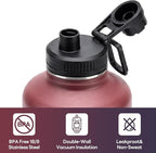 Navigate 64 oz Insulated Stainless Steel Sports Water Bottle - Image 4