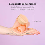 BLUE GINKGO Collapsible Water Bottle – Lightweight, Foldable Silicone Bottles - Image 3