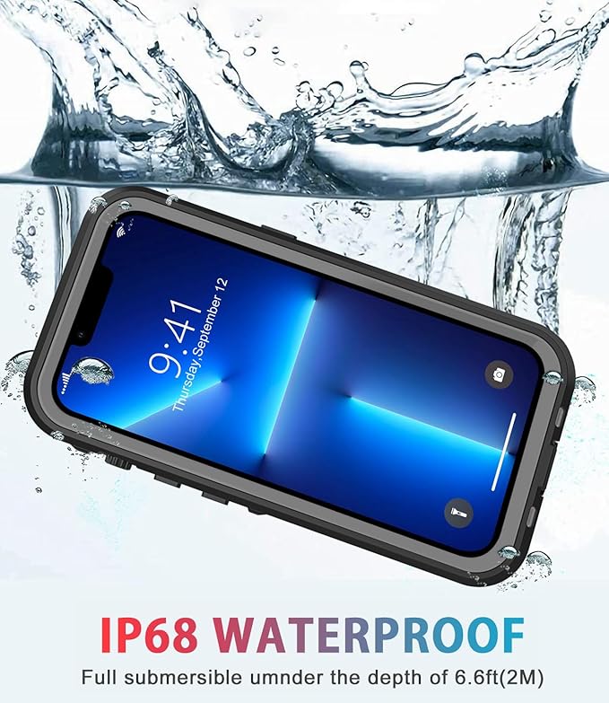 for iPhone 13 Pro Case Waterproof Shockproof Dustproof Full-Body Sturdy - Image 4