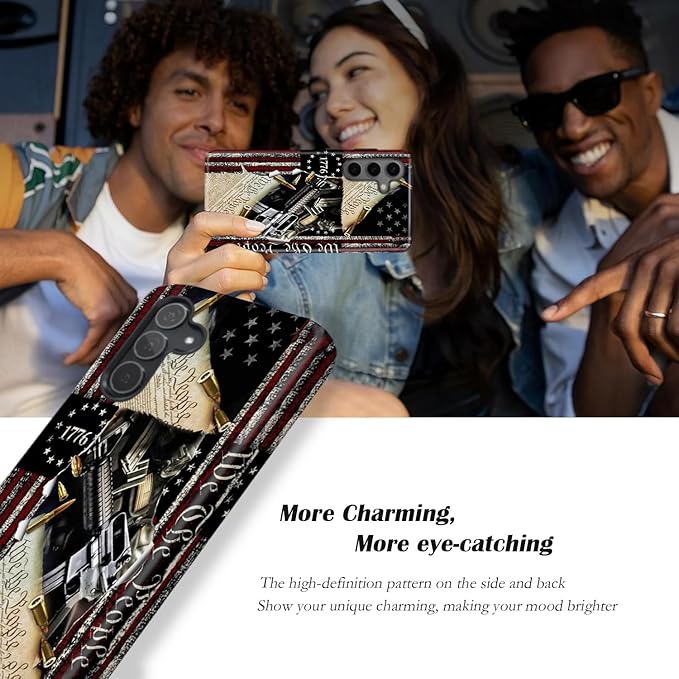 Compatible for Samsung Galaxy S24 FE 5G Case, Dual Layer Heavy Duty 2 in 1 - Image 4