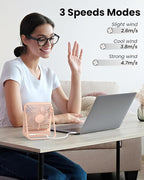 Koonie USB Desk Fan, Strong Wind Ultra Quiet Small Personal Fan - Image 6