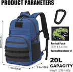 Kids Tactical Backpack Army Molle Bookbag Military Boys Backpack - Image 2