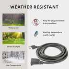 12ft Outdoor Extension Cord for Christmas Decorations - Image 5