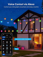 APPECK Outdoor String Lights 150ft, RGBW Color Changing Patio Lights - Image 3
