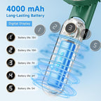 Portable Handheld Fan, 180° Foldable Personal Fan, USB Rechargeable Mini Hand - Image 2