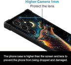 for Samsung Galaxy S23 Ultra Case, Star Cave Hungry Wolf Pattern Graphic Design - Image 2
