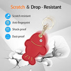Leather Keychain Case Holder Compatible - Image 3