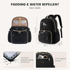 LOVEVOOK Lunch Backpack with Lunch Compartment, 17 Inch Laptop Work Travel - Image 5