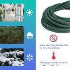 Indoor Outdoor Extension Cord 15 FT, 16/3 SJTW Weatherproof Green Electrical - Image 5