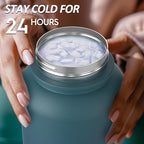 Navigate 32 oz Insulated Stainless Steel Sports Water Bottle - Image 3