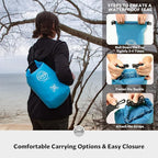 STOVER 5/10/25/30/40/55L Waterproof Dry Bag- Roll-Top Backpack w/Phone Case- - Image 5