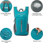 G4Free 10L Hiking Backpack Small Travel Hiking Daypack Lightweight Packable - Image 4