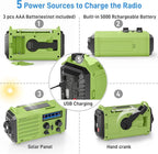 NOAA Weather Radio, Emergency Hand Crank Radio - Image 4