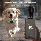 Upgrade AirTag Dog Collar, IP68 Waterproof Air Tag Dog Collar Holder, Reflective - Image 4