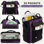 LOVEVOOK Backpack for Women, Teacher Work Bag Laptop Backpack, Nurse Bags - Image 2