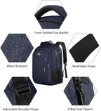 MATEIN 17 Inch Laptop Backpack, Large Work Backpack Travel Carry On TSA Approved - Image 7