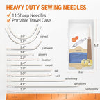 Upholstery Repair Kit: Waxed Sewing Thread & Heavy Duty Needles - Image 4