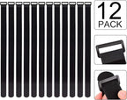 1.5 x 24 Inch Hook and Loop Cable Tie, 12 Pack Heavy Duty Adjustable Fastening - Image 8